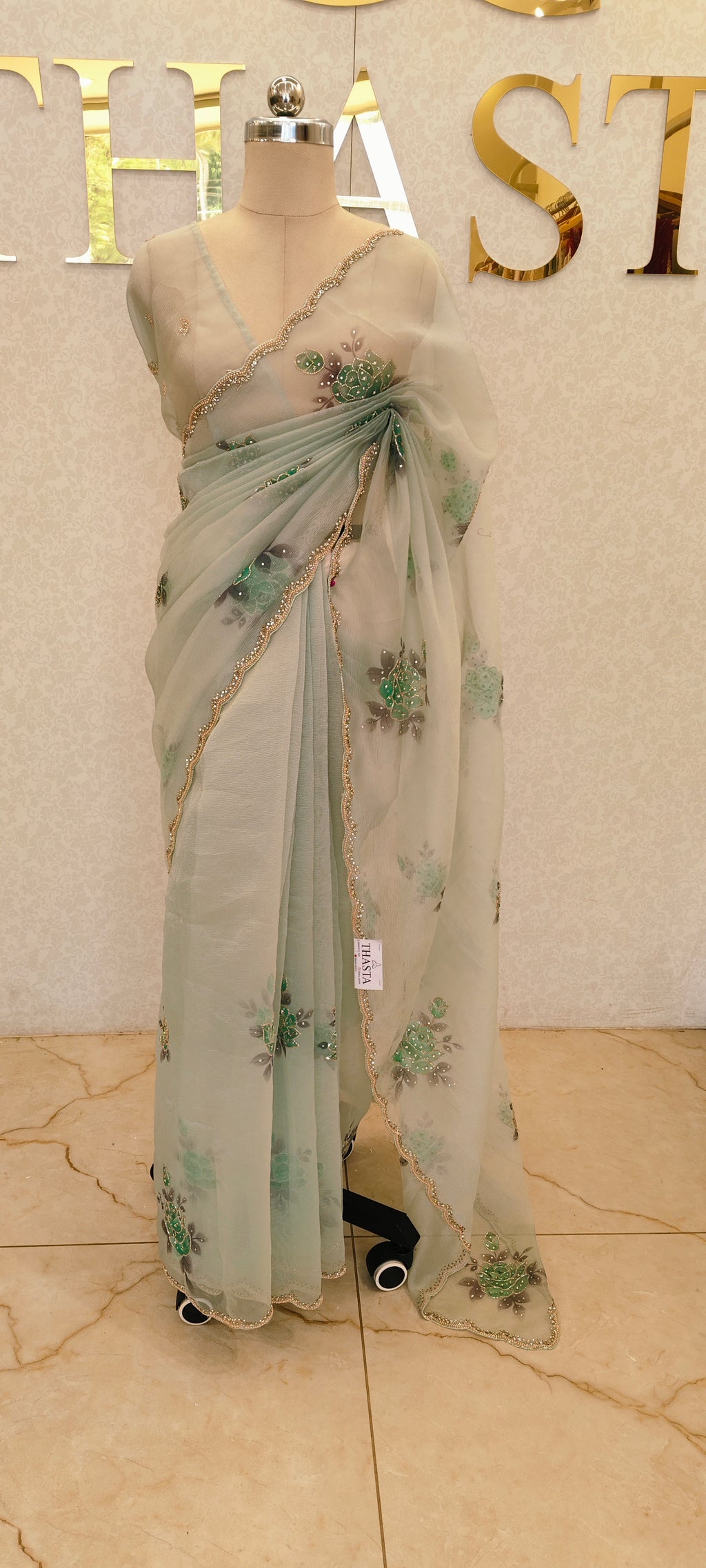 CRUSH ORGANZA SAREE