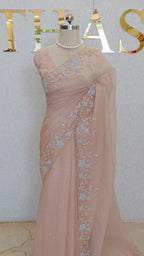 CRUSH ORGANZA SAREE