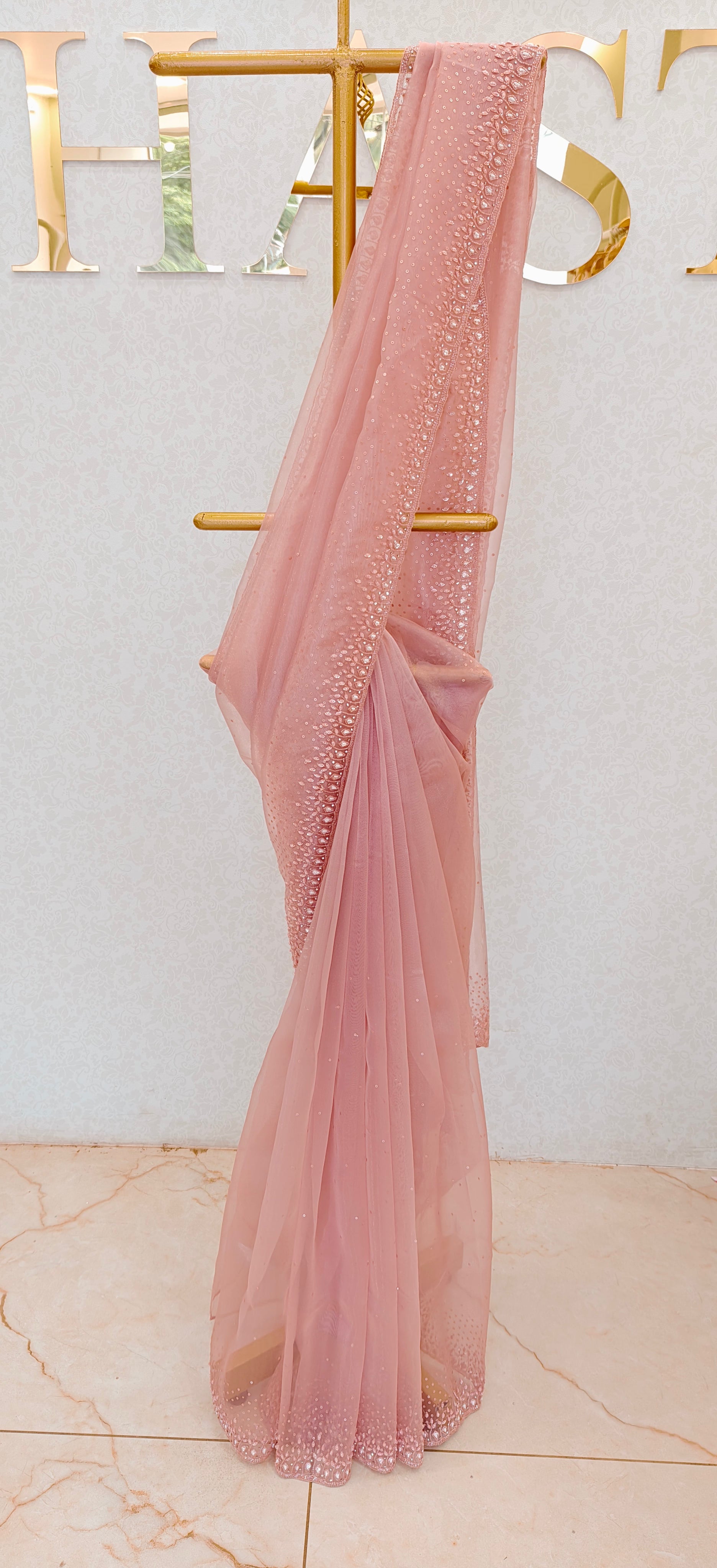 GLASS ORGANZA SAREE