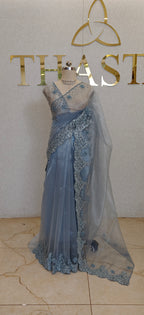 GLASS ORGANZA SAREE
