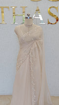 CRUSH ORGANZA SAREE