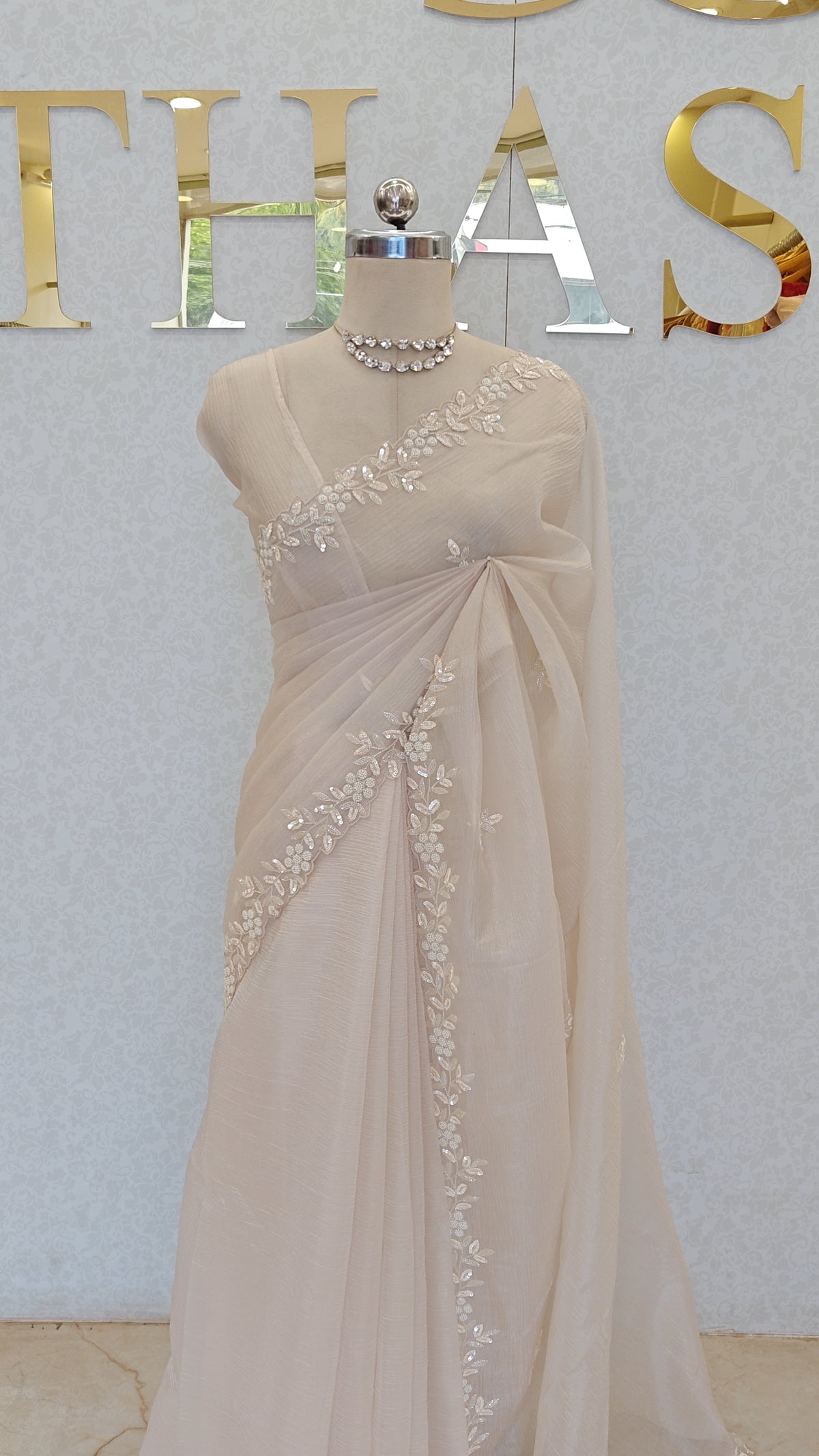 CRUSH ORGANZA SAREE