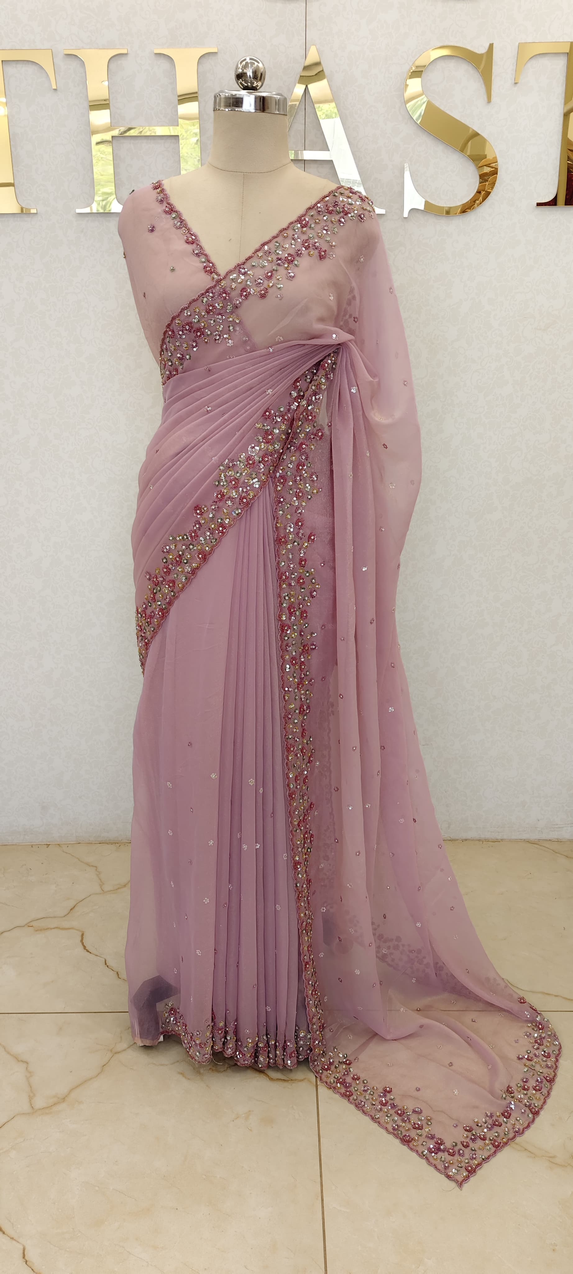 SHIMMER GEORGETTE SAREE