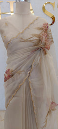 CRUSH ORGANZA SAREE