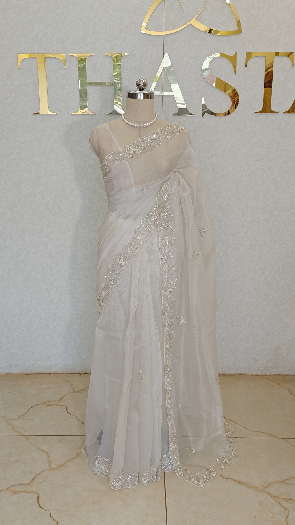 CRUSH ORGANZA SAREE