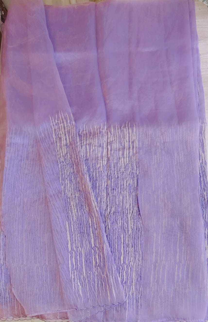 Organza saree