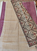Semi tussar saree