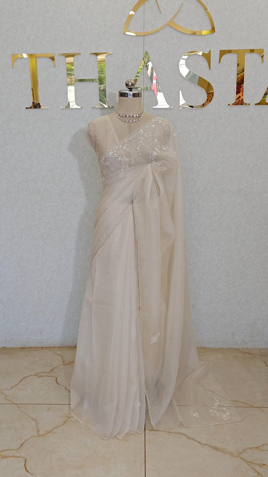 CRUSH ORGANZA SAREE
