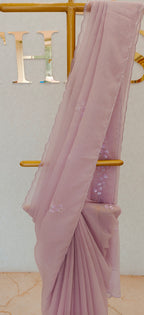 CRUSH ORGANZA SAREE