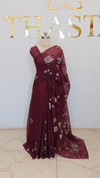PURE ORGANZA SAREE