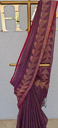 LINEN TISSUE SAREE