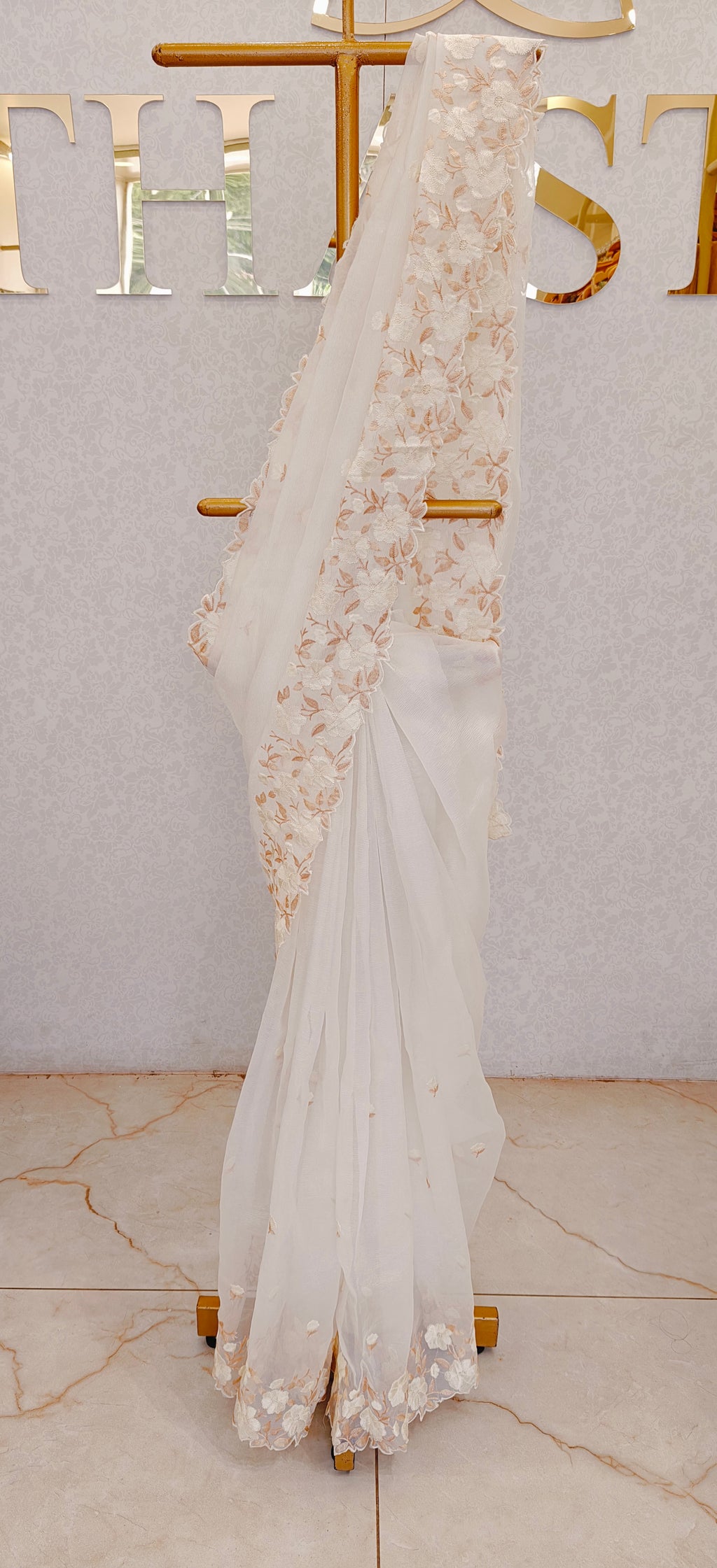 CRUSH ORGANZA SAREE